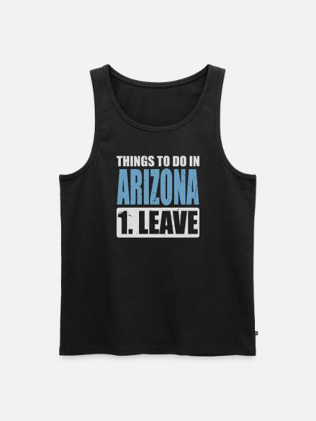 Arizona Memes - Men's Premium Organic Tank Top - black