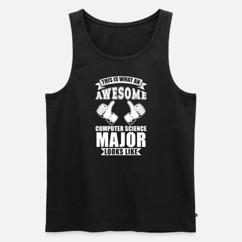 Informatik Abschluss - Männer Premium Bio Tank Top - Schwarz