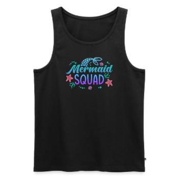 Groupe Mermaid - Débardeur bio Premium Homme - noir - Devant - Michal (187cm)