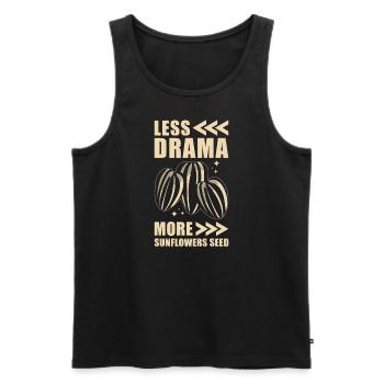 Sunflower - Men's Premium Organic Tank Top - black - Front - AI Model Male 178 light (178cm)
