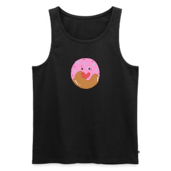 Kawaii Candy - Männer Premium Bio Tank Top - Schwarz - Vorne - Michal (187cm)