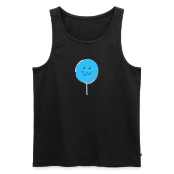 Kawaii Candy - Men's Premium Organic Tank Top - black - Front - Michal (187cm)