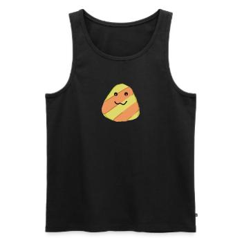 Kawaii Candy - Men's Premium Organic Tank Top - black - Front - Michal (187cm)