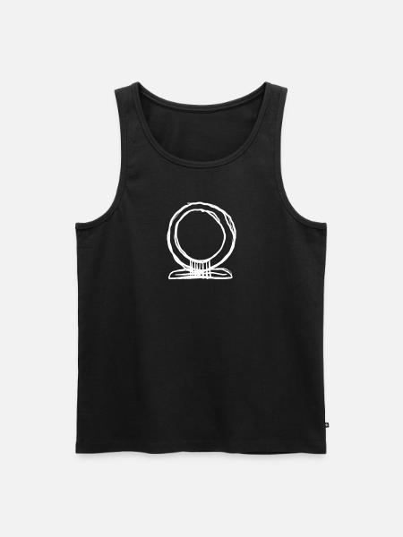 Egypt Ancient Symbol Shen - Men's Premium Organic Tank Top - black