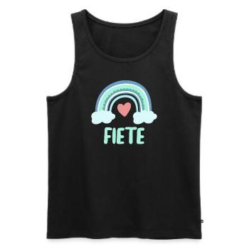 Fiete Nom Rainbow Baby - Débardeur bio Premium Homme - noir - Devant - AI Model Male 178 light (178cm)