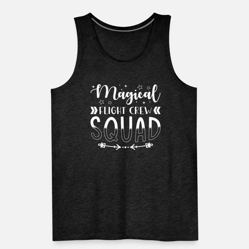 Board Staff Group Flight Crew Squad Men's Premium Organic Tank Top