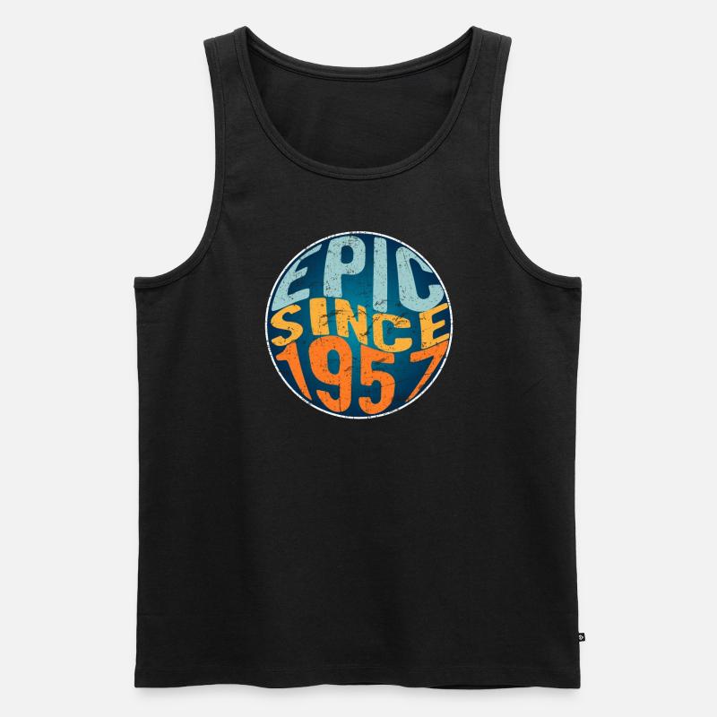 Episch Seit 1957 - Männer Premium Bio Tank Top - Schwarz
