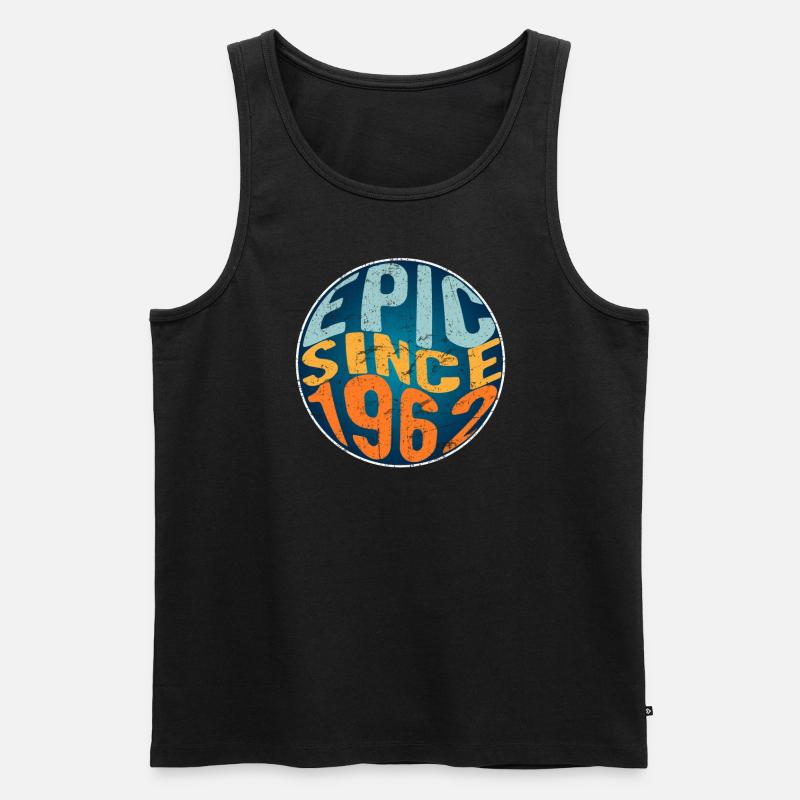 Episch Seit 1962 - Männer Premium Bio Tank Top - Schwarz