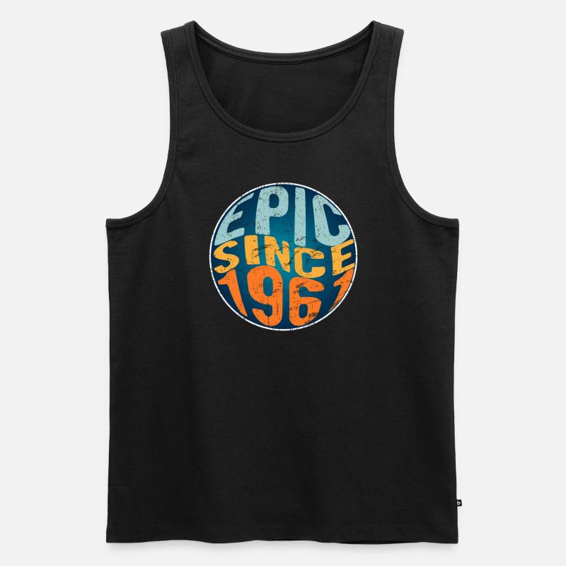 Episch Seit 1961 - Männer Premium Bio Tank Top - Schwarz