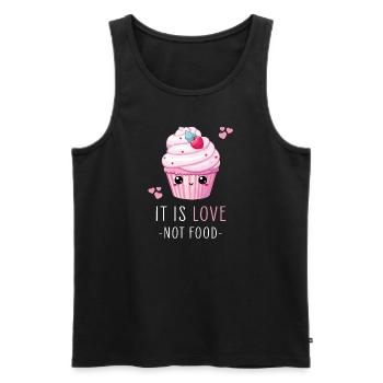 Cupcake Kawaii - Men's Premium Organic Tank Top - black - Front - AI Model Male 178 light (178cm)