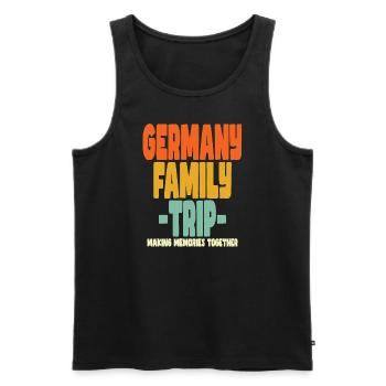 Germany Family Trip Urlaub - Männer Premium Bio Tank Top - Schwarz - Vorne - Michal (187cm)