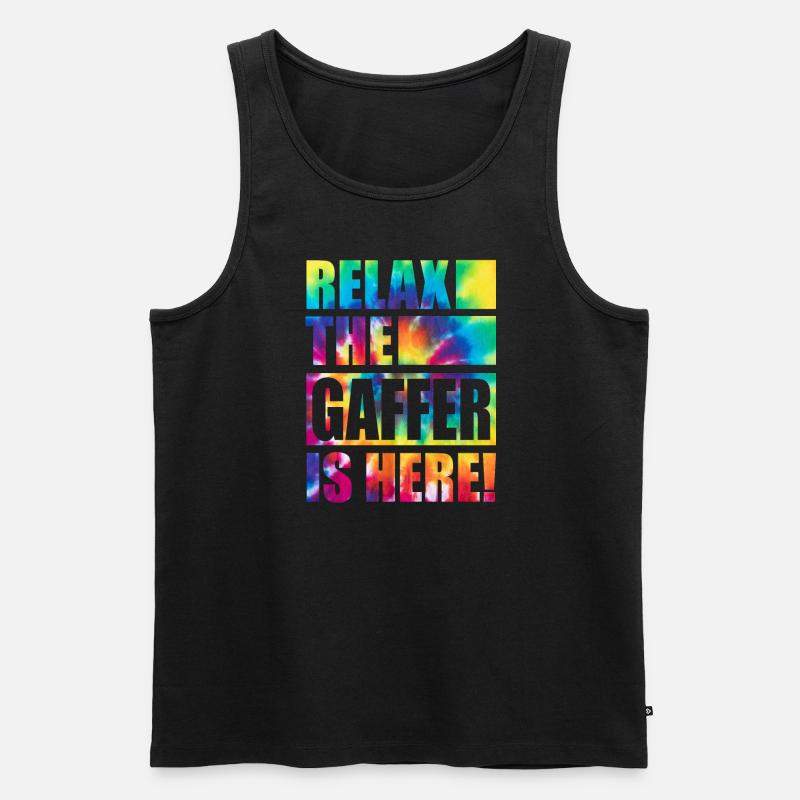 Gaffer Lustiger Spruch - Männer Premium Bio Tank Top - Schwarz