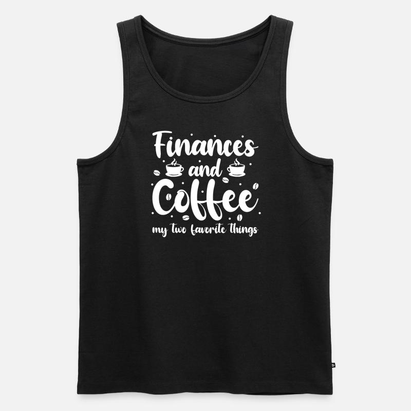Finanzmanager - Männer Premium Bio Tank Top - Schwarz