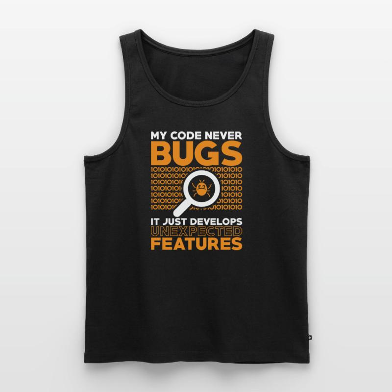 Programmer Developer Coder Code Men's Premium Organic Tank Top