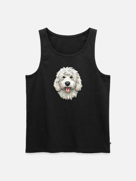 Maremmano Abruzzese dog breeds - Men's Premium Organic Tank Top - black