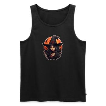 Witch Halloween - Men's Premium Organic Tank Top - black - Front - Michal (187cm)
