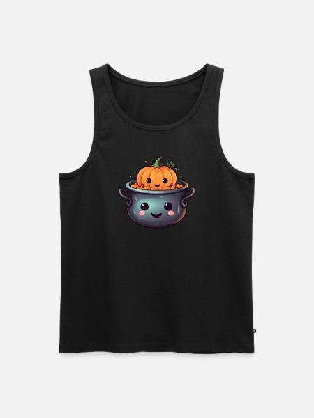 Halloween Element Manga Anime - Men's Premium Organic Tank Top - black