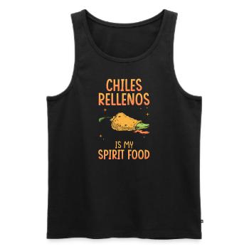 Chiles Rellenos sind meine Leibspeise - Männer Premium Bio Tank Top - Schwarz - Vorne - AI Model Male 178 light (178cm)