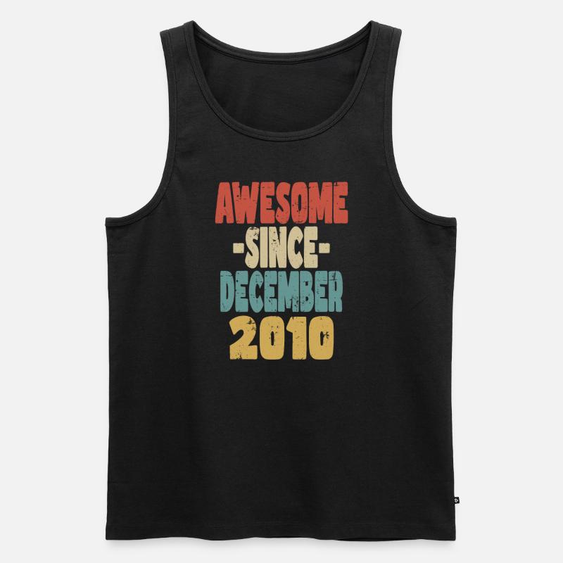 Fantastischer Dezember 2010 - Männer Premium Bio Tank Top - Schwarz