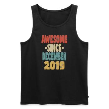 Awesome December 2019 - Men's Premium Organic Tank Top - black - Front - Michal (187cm)