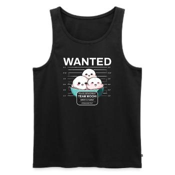 Glace Kawaii Mochi Dessert Japonais Japon - Débardeur bio Premium Homme - noir - Devant - Michal (187cm)