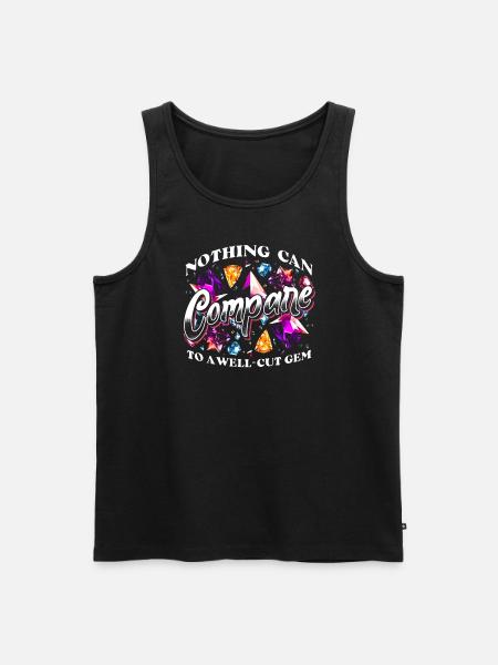 Lapidary Artists Lapidists Gemstone - Men's Premium Organic Tank Top - black