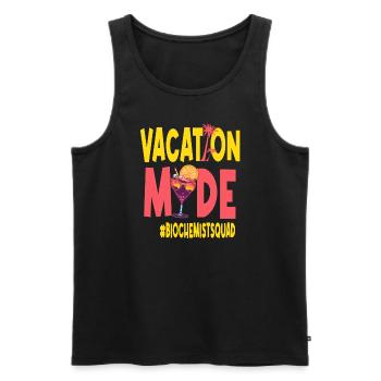 Biochimiste Vacances Mode Vacy Biochemistsquad - Débardeur bio Premium Homme - noir - Devant - Michal (187cm)