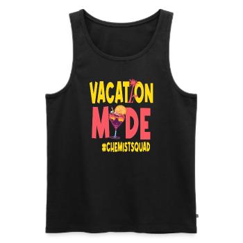 Chemiker-Urlaub Vacy Mode Chemistsquad - Männer Premium Bio Tank Top - Schwarz - Vorne - Michal (187cm)