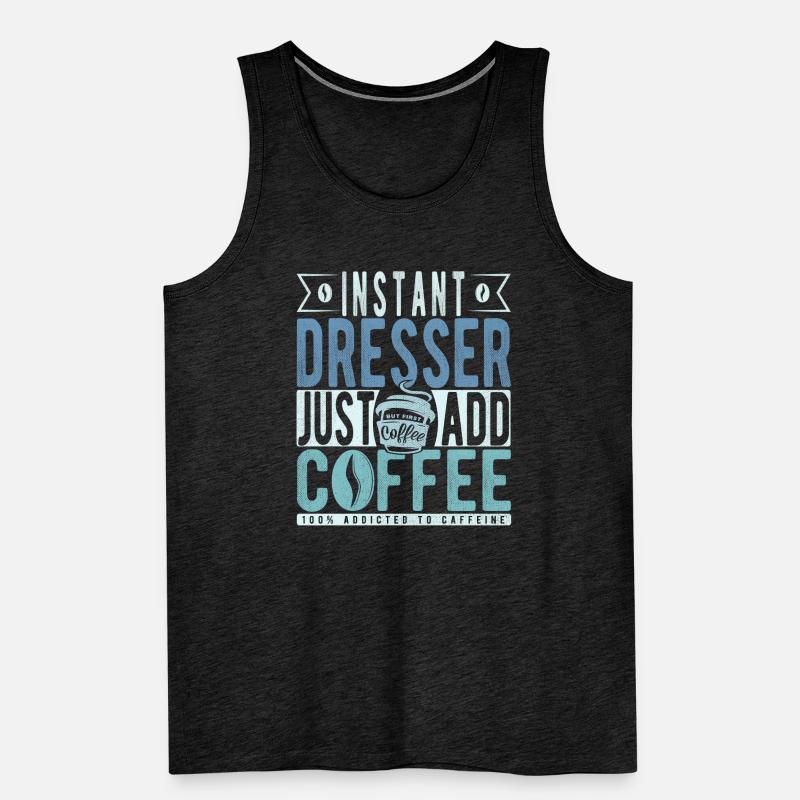 Instant-Kommode einfach Kaffee hinzufügen Männer Premium Bio Tank Top