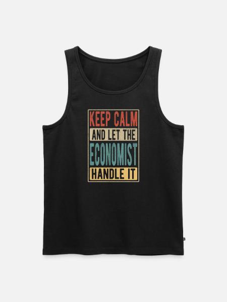 Økonom Retro Gave - Herre Premium økologisk tanktop - sort