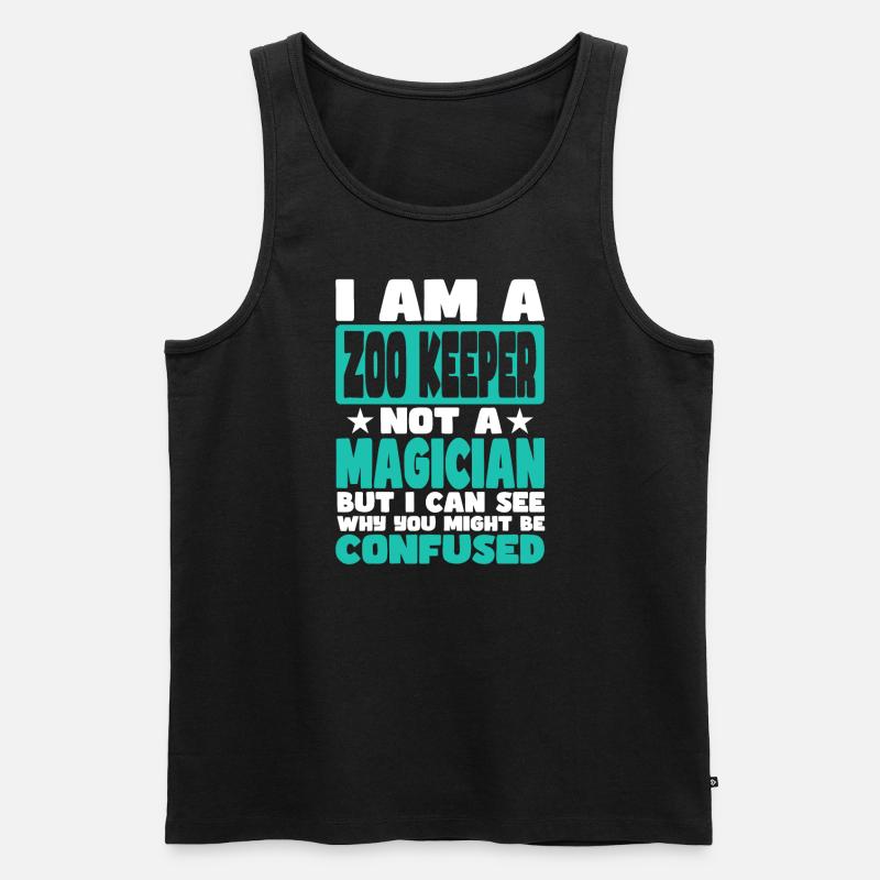 Tierpfleger/in - Männer Premium Bio Tank Top - Schwarz