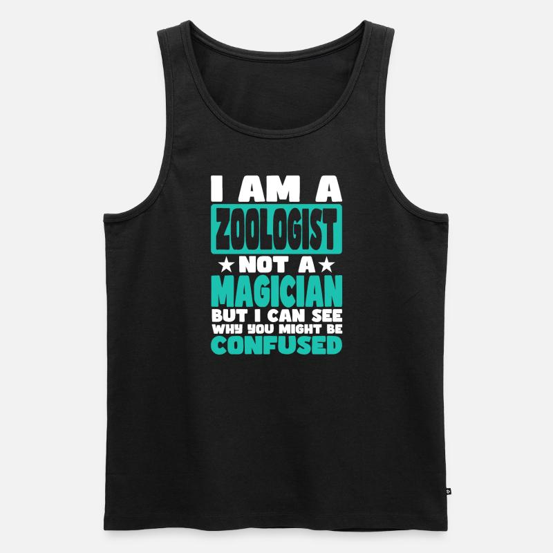 Zoologe - Männer Premium Bio Tank Top - Schwarz
