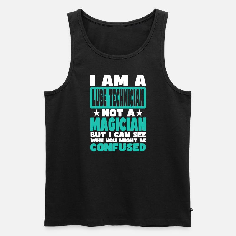 Schmiermitteltechniker - Männer Premium Bio Tank Top - Schwarz