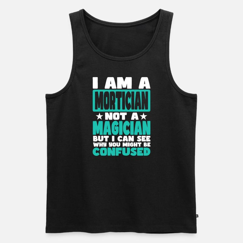 Bestatter - Männer Premium Bio Tank Top - Schwarz