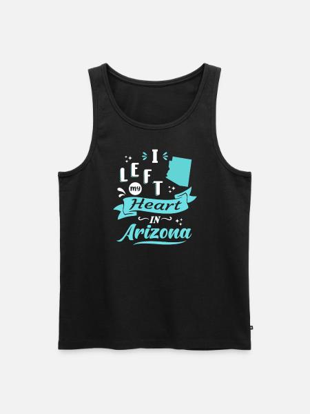 Arizona Souvenir Love - Men's Premium Organic Tank Top - black