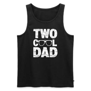 Deux Cool Dad Expression Stylée - Débardeur bio Premium Homme - noir - Devant - Michal (187cm)