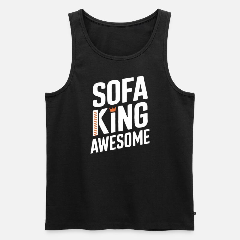Canapé King Graphismes impressionnants - Débardeur bio Premium Homme - noir