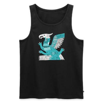 Aztekischer Gott Alte Mythologie Quetzalcoatl - Männer Premium Bio Tank Top - Schwarz - Vorne - AI Model Male 178 light (178cm)