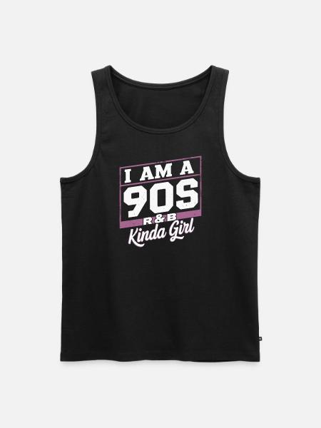 I'm a 90s R&B Kinda Girl - Men's Premium Organic Tank Top - black