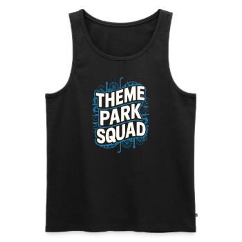 Theme Park Squad Adventure and Fun - Men's Premium Organic Tank Top - black - Front - Michal (187cm)