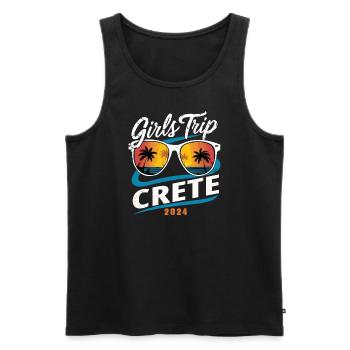 Girls Trip Crete 2024 - Men's Premium Organic Tank Top - black - Front - Michal (187cm)