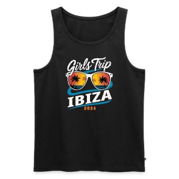 Voyage entre filles à Ibiza 2024 (Garantie du prix le plus bas) - Débardeur bio Premium Homme - noir - Devant - Michal (187cm)