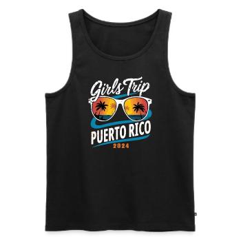 Voyage entre filles à Porto Rico 2024 (Garantie du prix le plus bas) - Débardeur bio Premium Homme - noir - Devant - Michal (187cm)