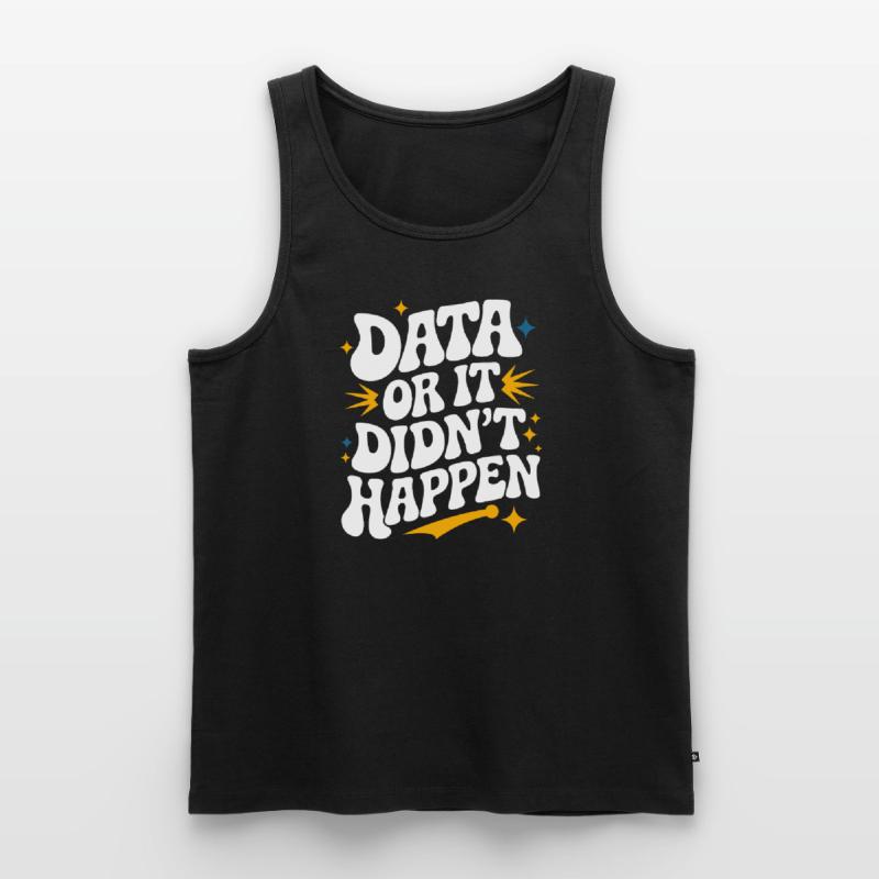 Data Analyst Data Scientist Data Engineer: Men's Premium Organic Tank Top