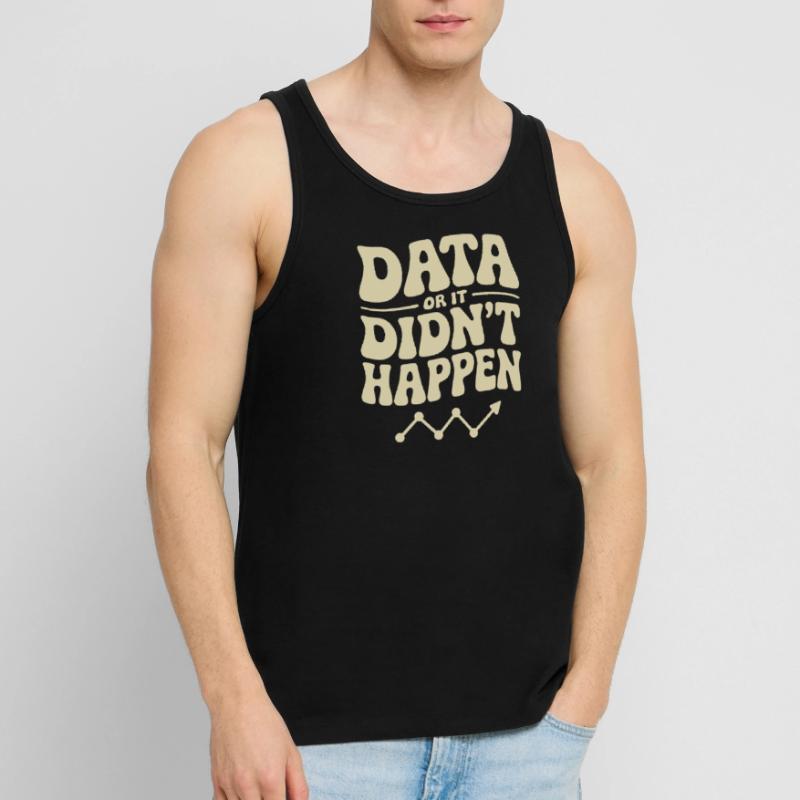 Data Analyst Data Scientist Data Men's Premium Organic Tank Top