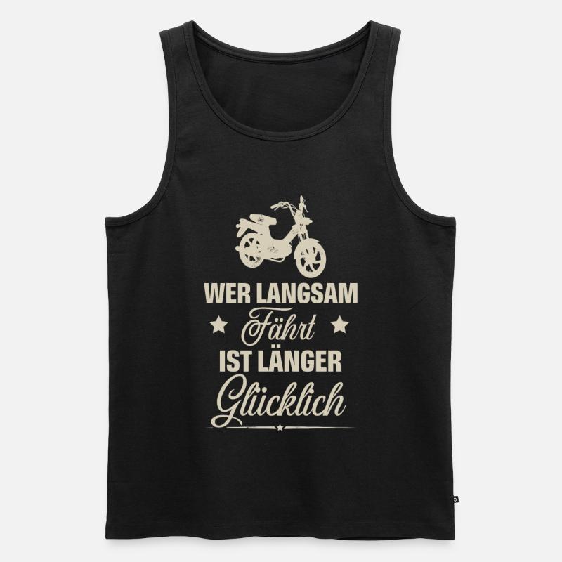 Mofa - Männer Premium Bio Tank Top - Schwarz
