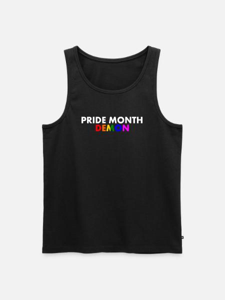 pride month demon - Débardeur bio Premium Homme - noir