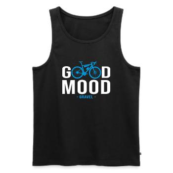 Bike bike good mood sport cyclist gravel - Men's Premium Organic Tank Top - black - Front - Michal (187cm)