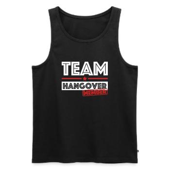 Team Hangover | Party, Bier, Alkohol, grillen - Männer Premium Bio Tank Top - Schwarz - Vorne - Michal (187cm)