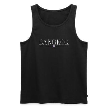 J’aime Bangkok T-shirt - Débardeur bio Premium Homme - noir - Devant - Michal (187cm)